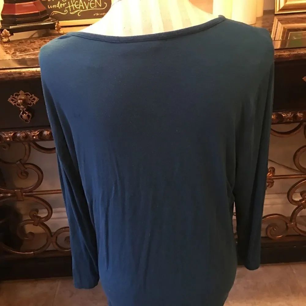 DARK BLUE Box Cut Top - Picture 3 of 8